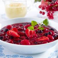 Ovocn puding - Rote Grtze